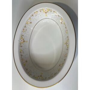 Vintage Noritake Fragrance Ivory China Oval Bowl